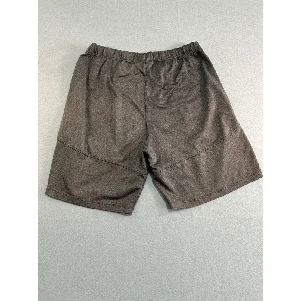 YoungLA Athletic Shorts Mens Size Large Gray Zipper Pockets Reflective‎ Logo